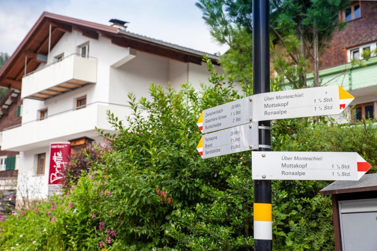 Hotel Garni Brigitte Bürserberg Dış mekan fotoğraf
