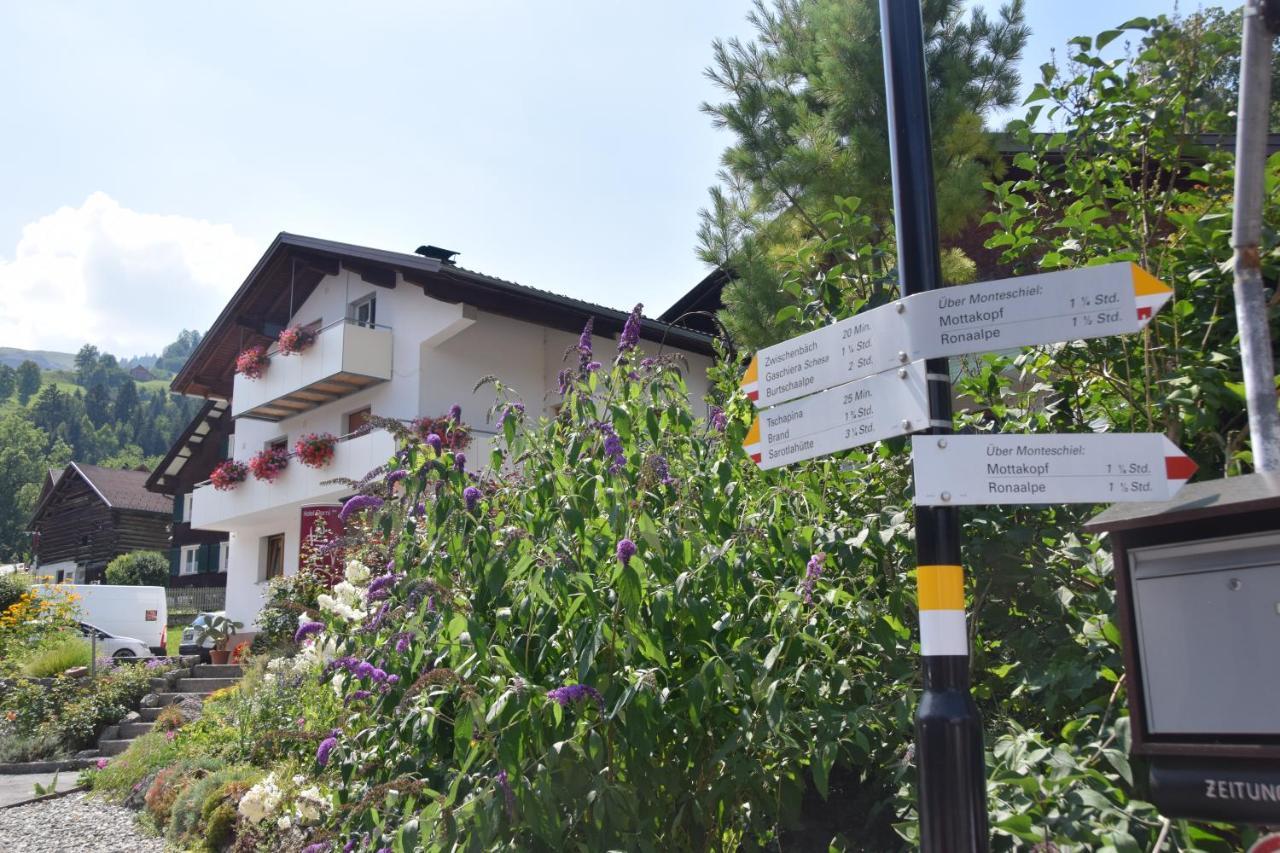 Hotel Garni Brigitte Bürserberg Dış mekan fotoğraf